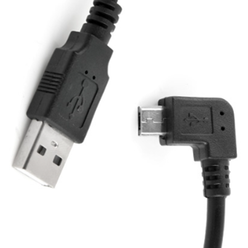 한쪽꺾인 ㄱ자 USB Micro5핀케이블 기역자 마이크로5핀선 좌향
