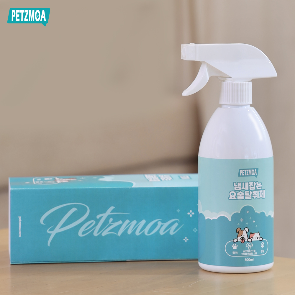 페츠모아 냄새잡는 요술탈취제 (화학성분X) 소변 배변 냄새제거 식물성 올인원탈취제500ml