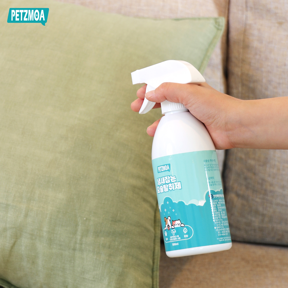페츠모아 냄새잡는 요술탈취제 (화학성분X) 소변 배변 냄새제거 식물성 올인원탈취제500ml