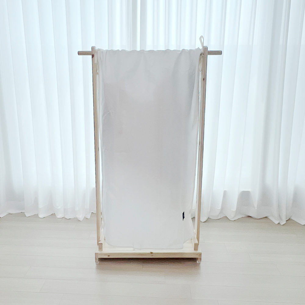 [러브온마켓] 행거가리개 옷덮개 행거커버 미니 2단 옷걸이커버 먼지 차단 2size - 상세 이미지 5