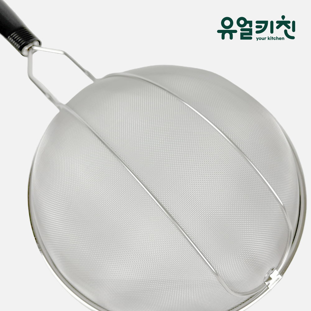 튼튼한 업소용 건지기 스텐 뜰채 튀김망 4호 - 상세 이미지 2