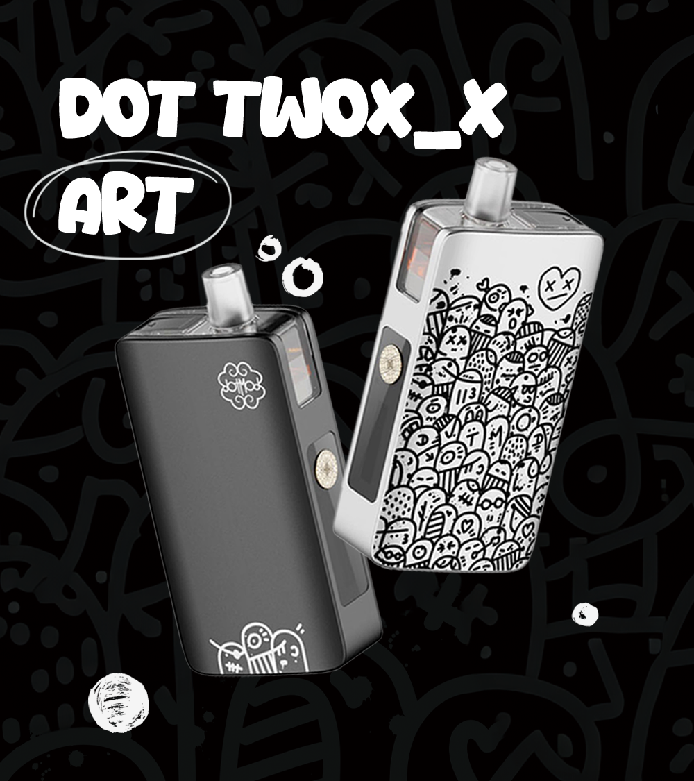 닷모드 닷투엑스 파티 블랙 입호흡 액상 전자담배 기계 전담 기기 CSV 액상형 팟디바이스