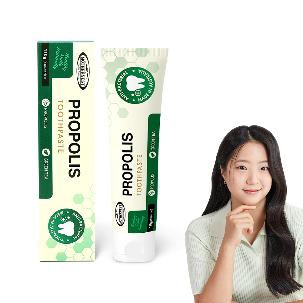 마더네스트 호주산 프로폴리스 치약 녹차추출물 함유 110g, 3개 - 상세 이미지 2