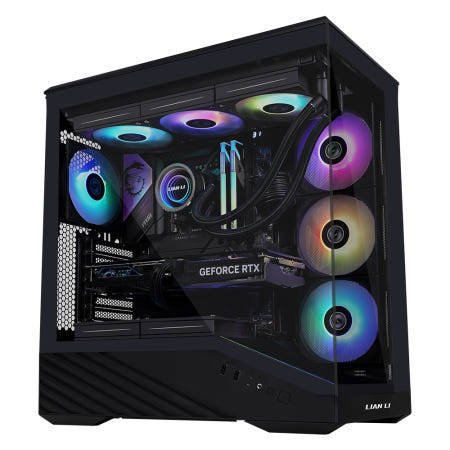리안리 Vector V100 ARGB 컴퓨터 PC 케이스 (블랙)