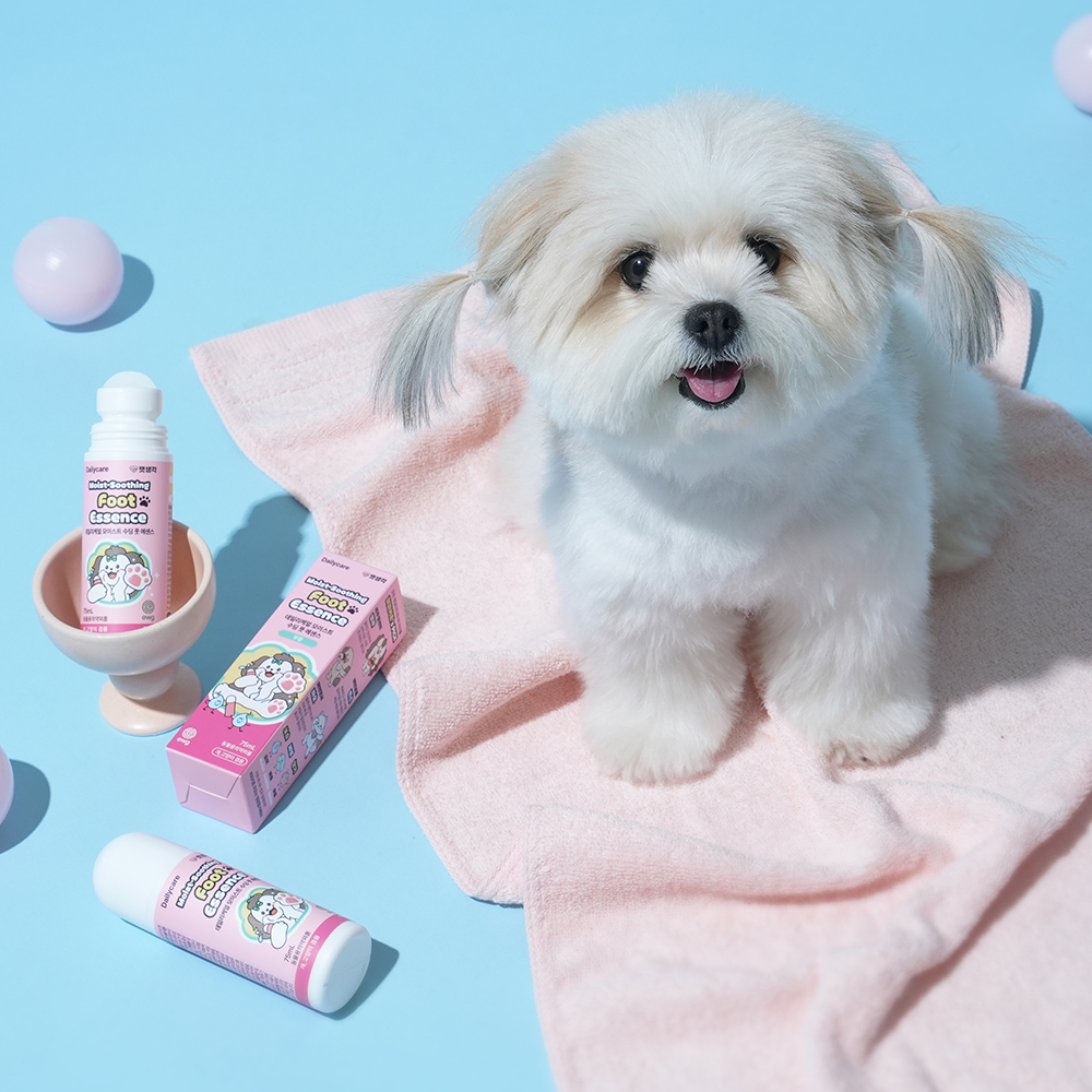 펫생각 수딩 풋 에센스 강아지 발바닥 보습제 발 발사탕 갈라짐 크림 습진 75ml, 1개