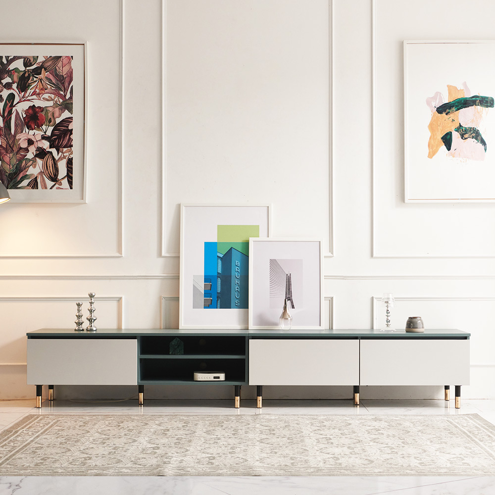 동서가구 한스 2400 거실장A TV다이 DF917307