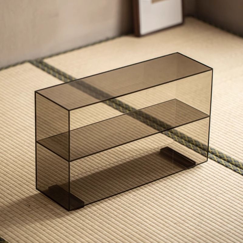 아크릴 디스플레이 스탠드 투명 소품 전시 선반 반투명 전시대 51x16.5x31cm - 상세 이미지 2