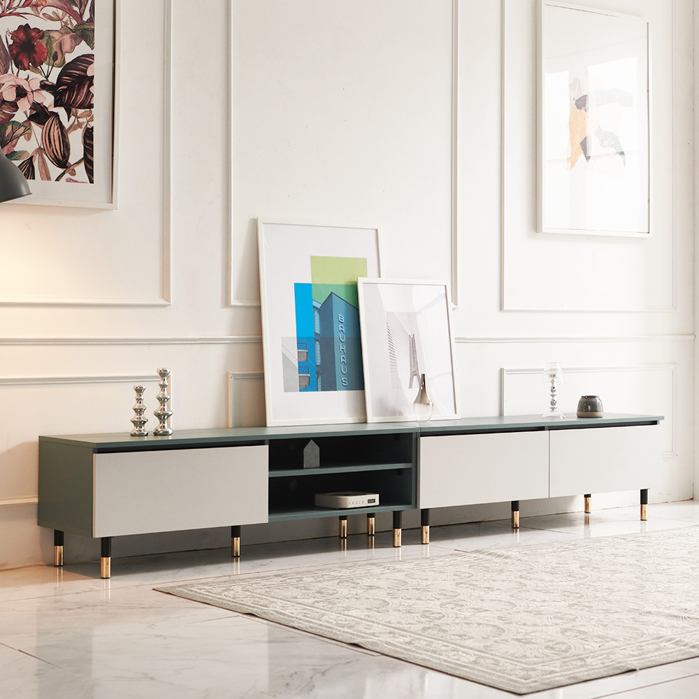 동서가구 프리엘 2400 거실장A TV다이 DF917306