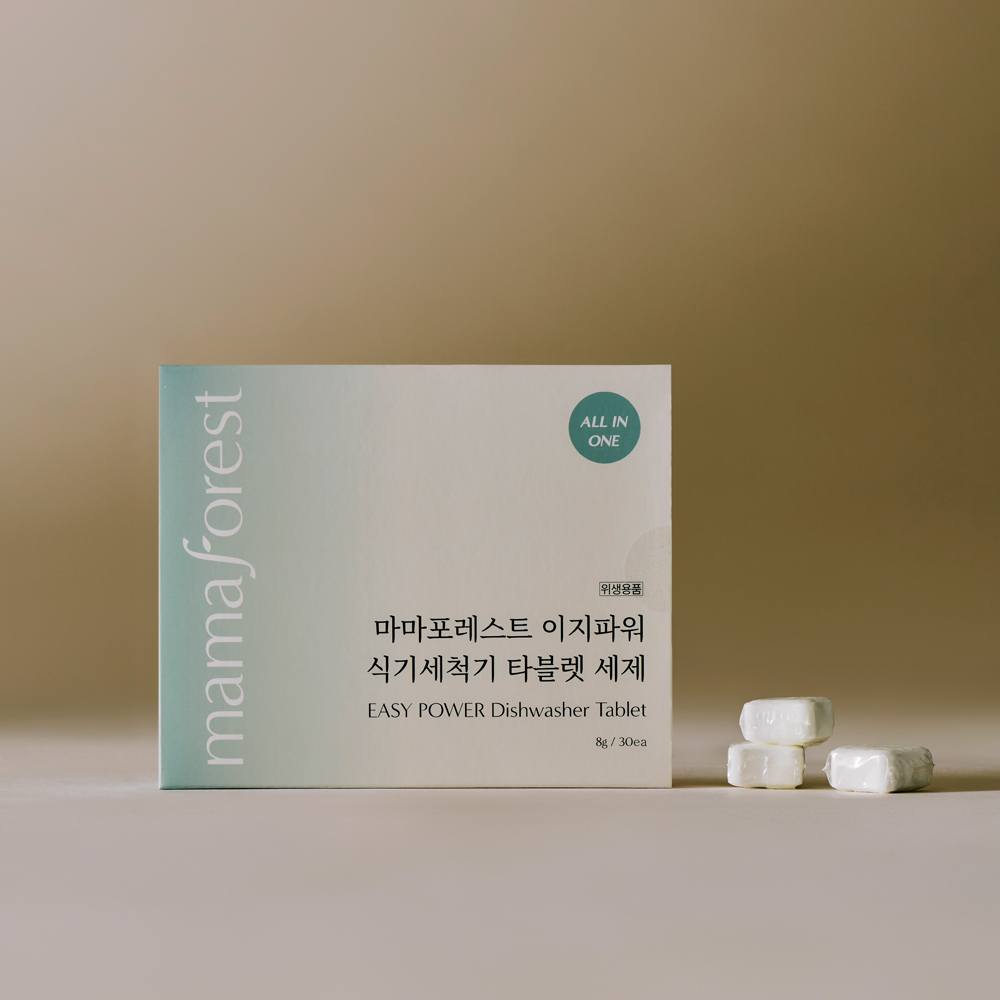 마마포레스트 이지파워 식기세척기 식세기 세제 린스 전용 타블렛 30정