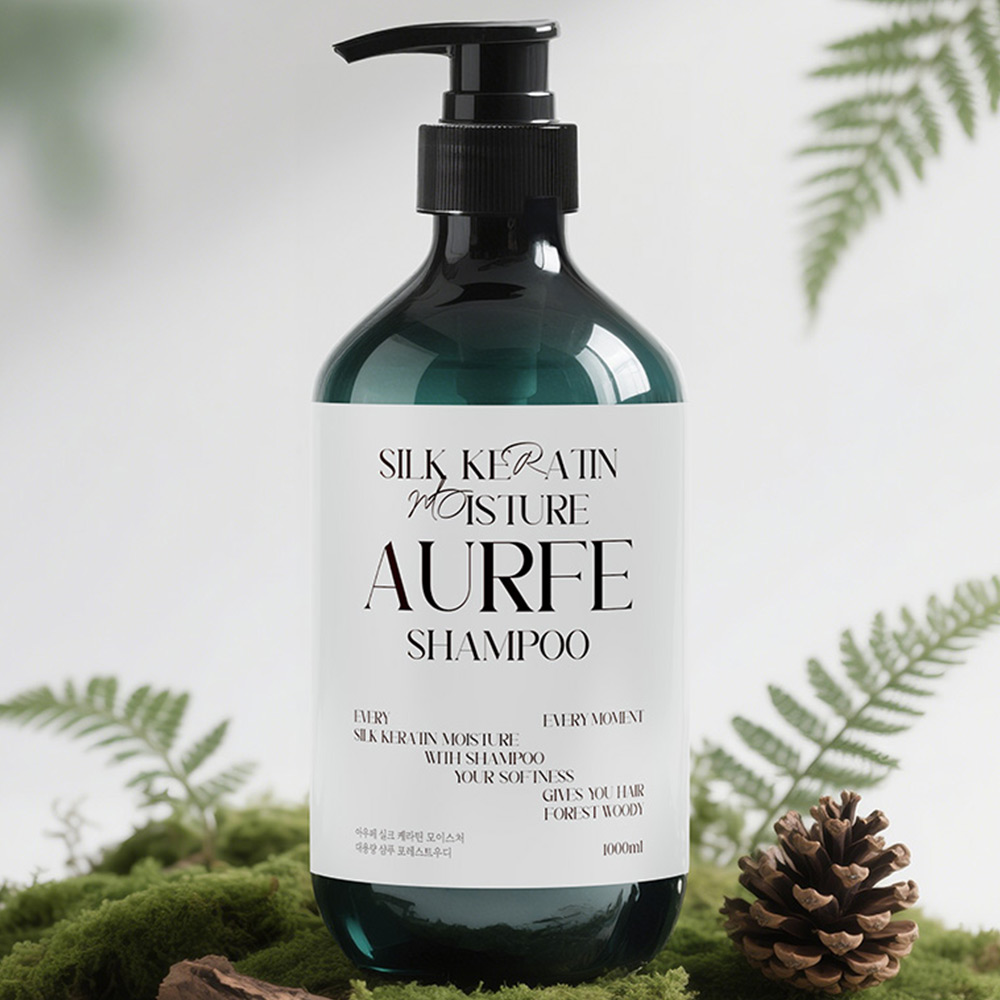 아우페 단백질 샴푸 포레스트우디향 1L 실크 케라틴 모이스처 대용량 퍼퓸 샴푸 1L 청소년 정수리 냄새