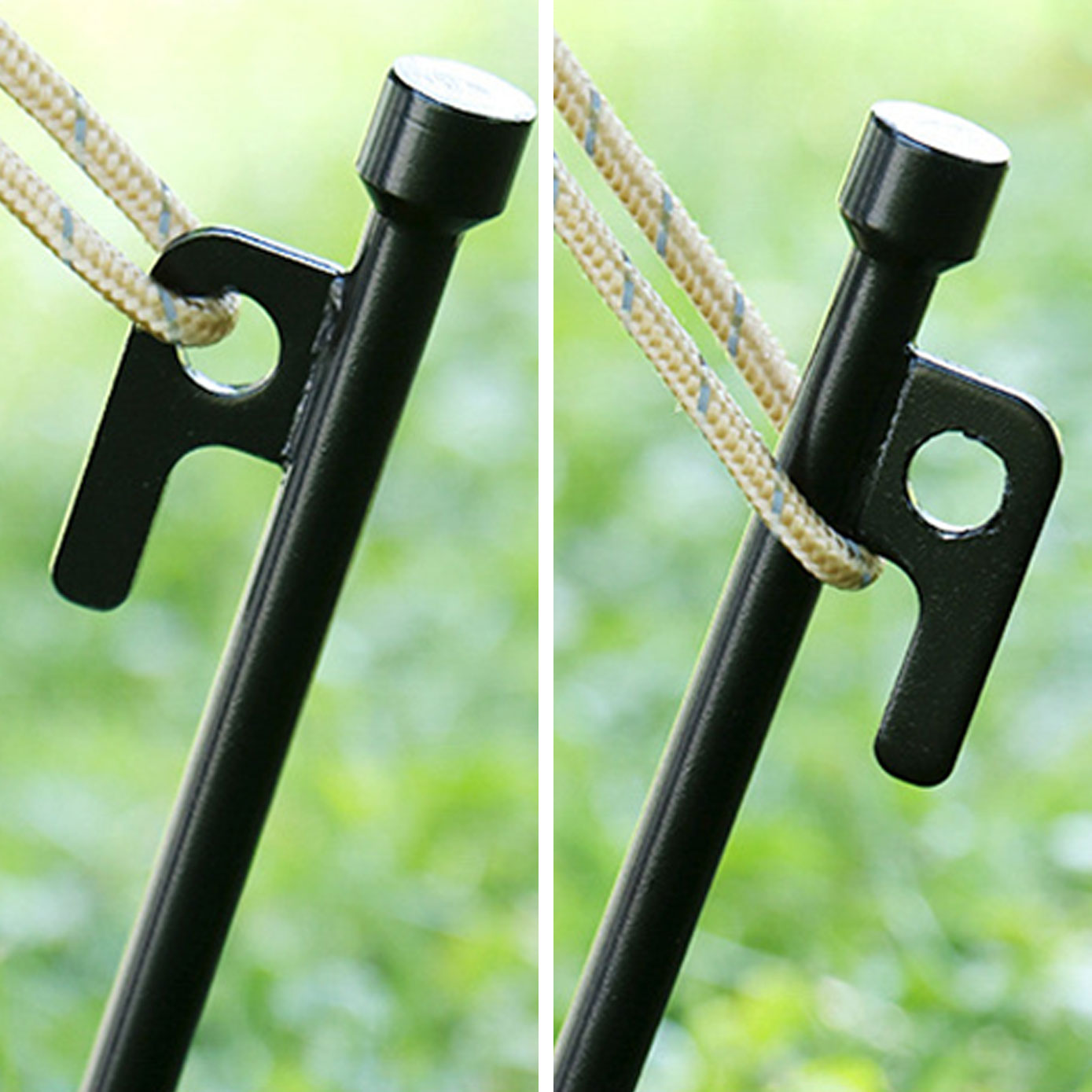 고강도 대두 단조팩 블랙 텐트팩 타프팩 20cm 이미지 7