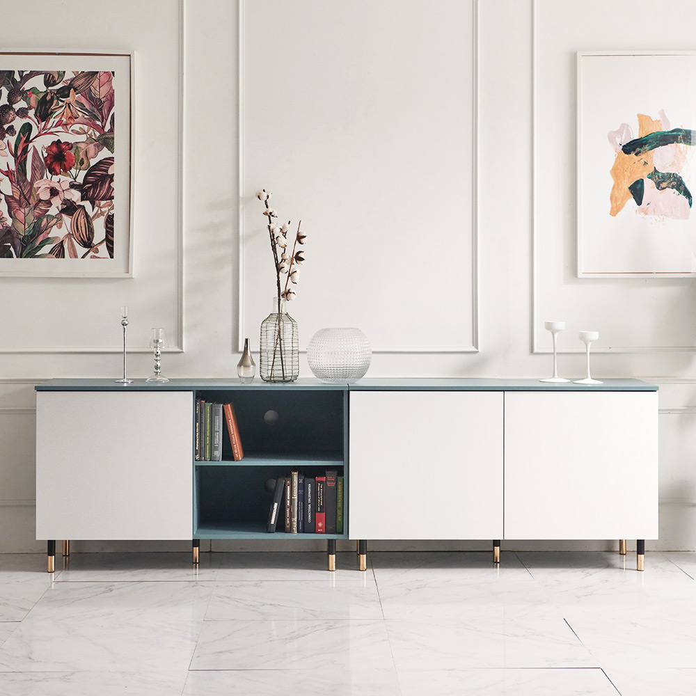 동서가구 한스 2400 높은거실장A 수납장 DF917293