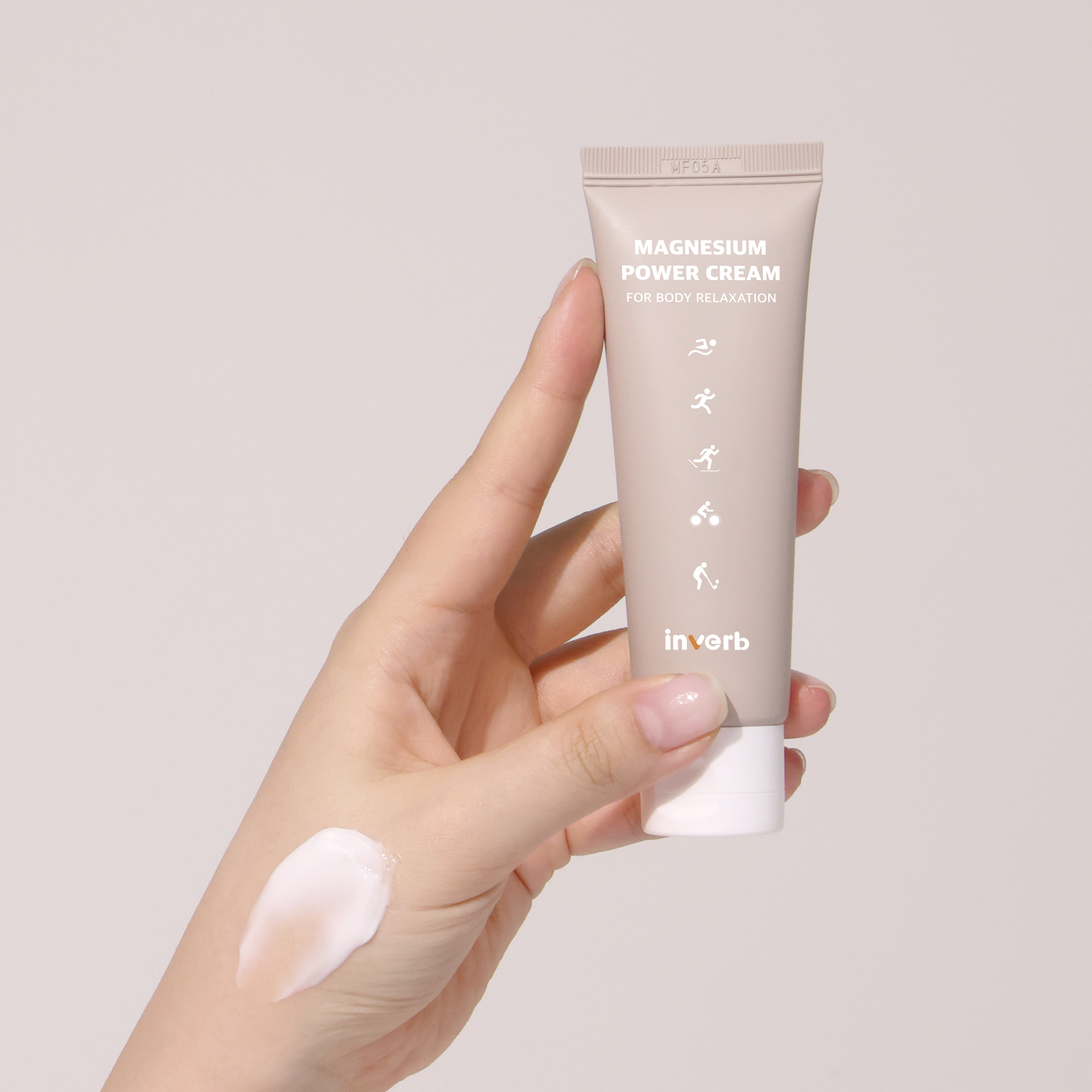 [1+1] 인버브 바르는 마그네슘 파워크림 50ml 종아리 손가락 손목 목 어깨 허리 발목 무릎 다리 바르는 마그네슘 - 상세 이미지 2