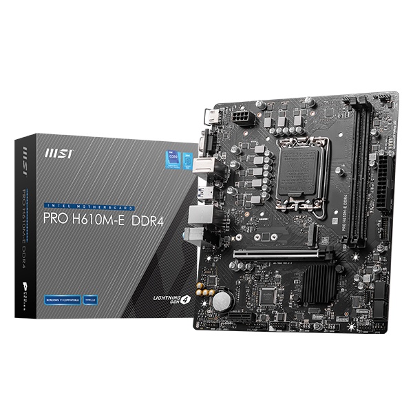 MSI PRO H610M-E 인텔 메인보드 DDR4