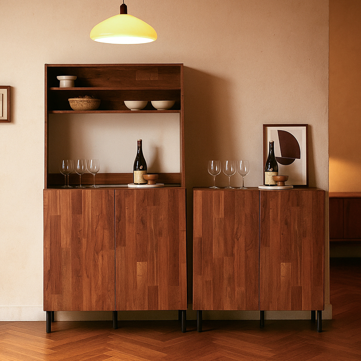 커피 장식장 그릇 수납장 하부장 900 홈카페 수납장 카페장