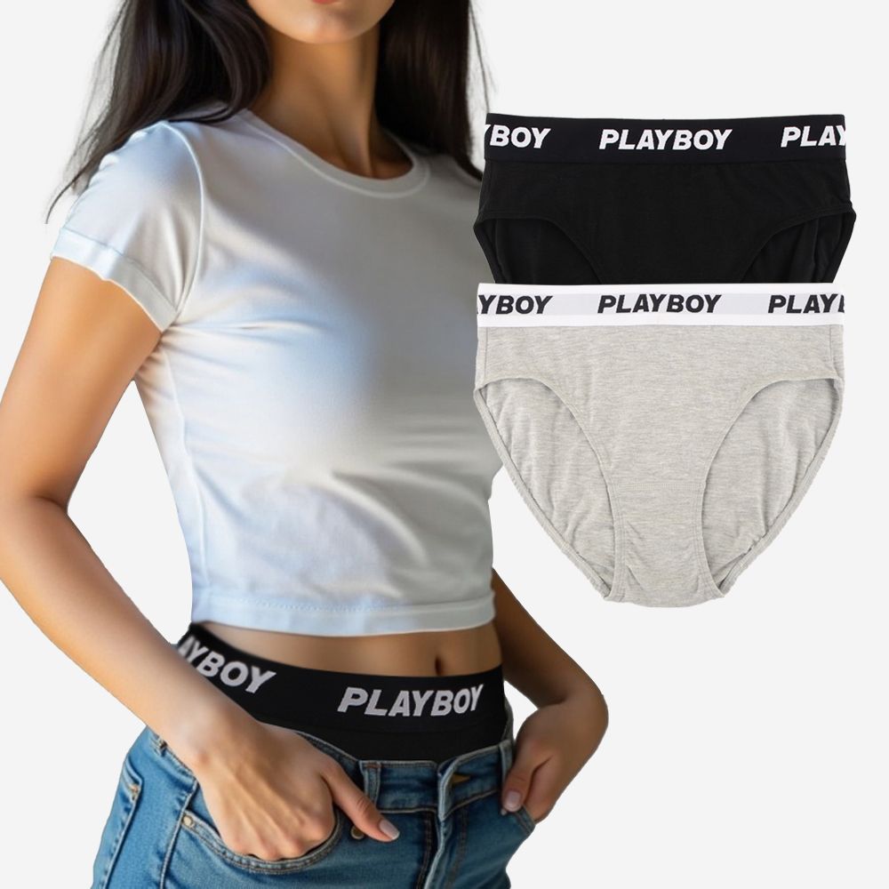플레이보이 베이직 로하이핏 삼각팬티 이미지 7