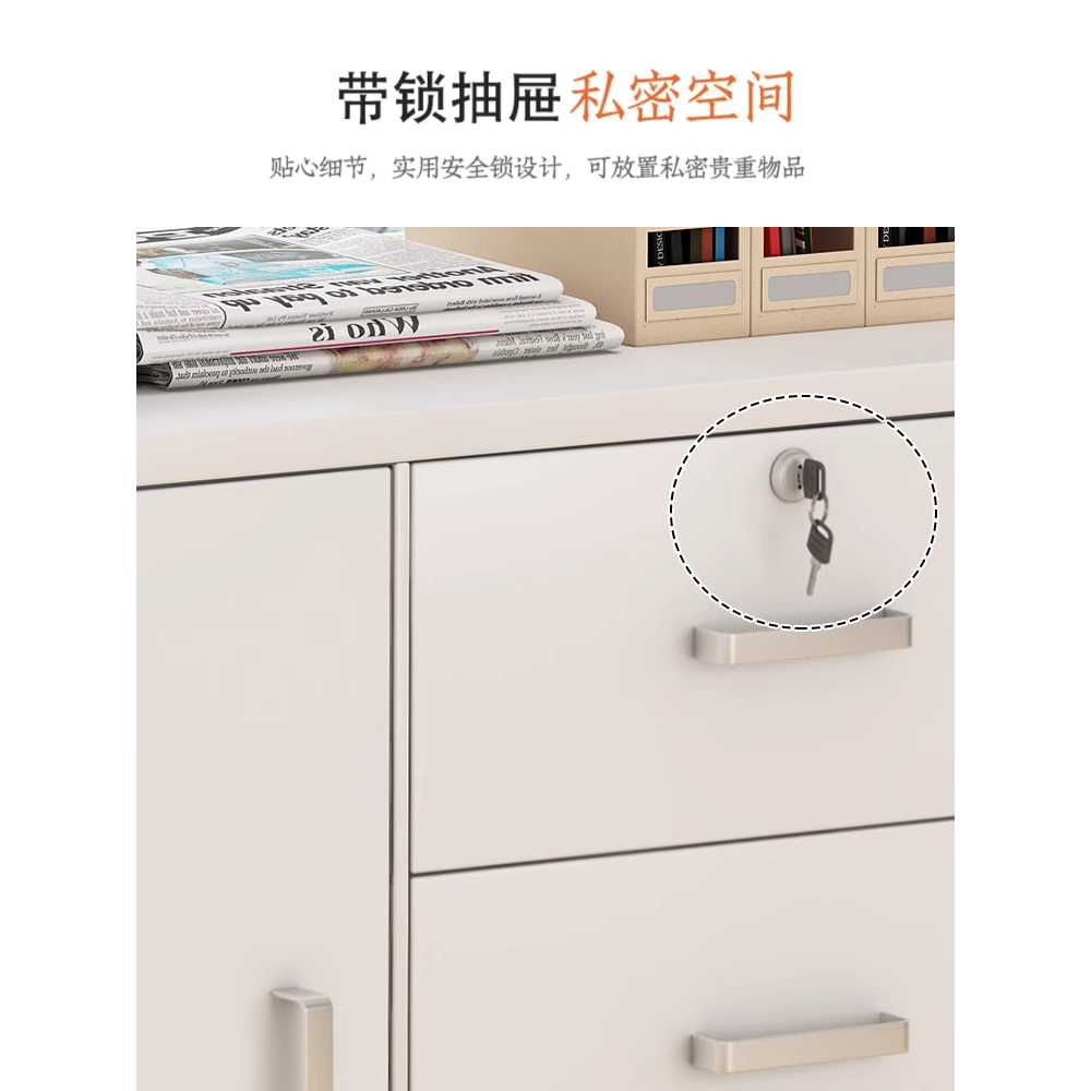 프린트 서랍장 다이 사무실 서재 수납 보관 선반 가구 60cm - 상세 이미지 3