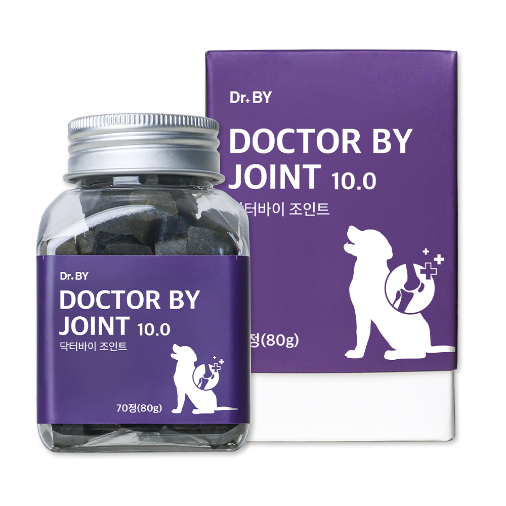 닥터바이 조인트 강아지 관절 영양제 슬개골 강화 도움 70개입, 1개