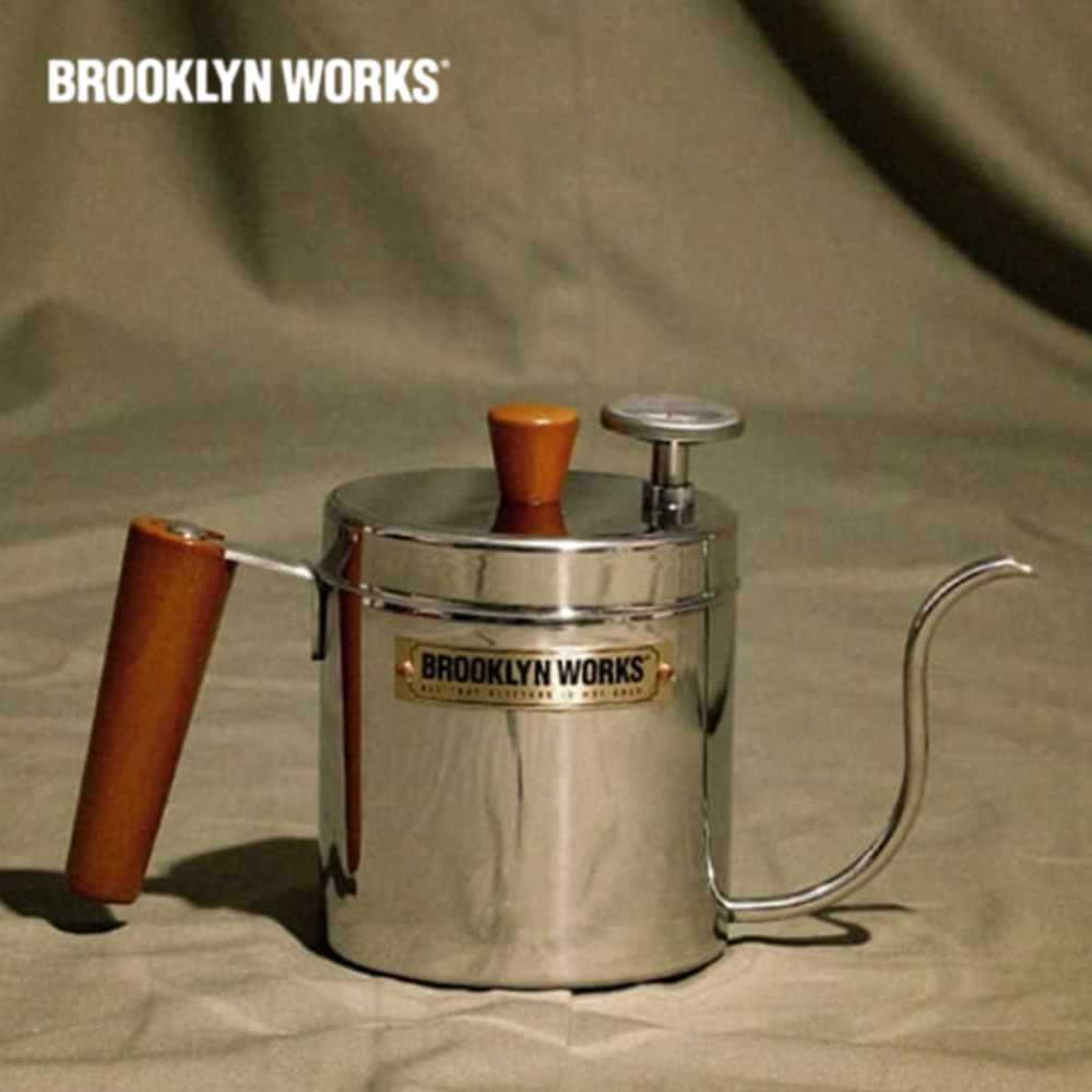 브루클린웍스 써모 드립 케틀 파우치 세트 캠핑 주전자 온도 측정