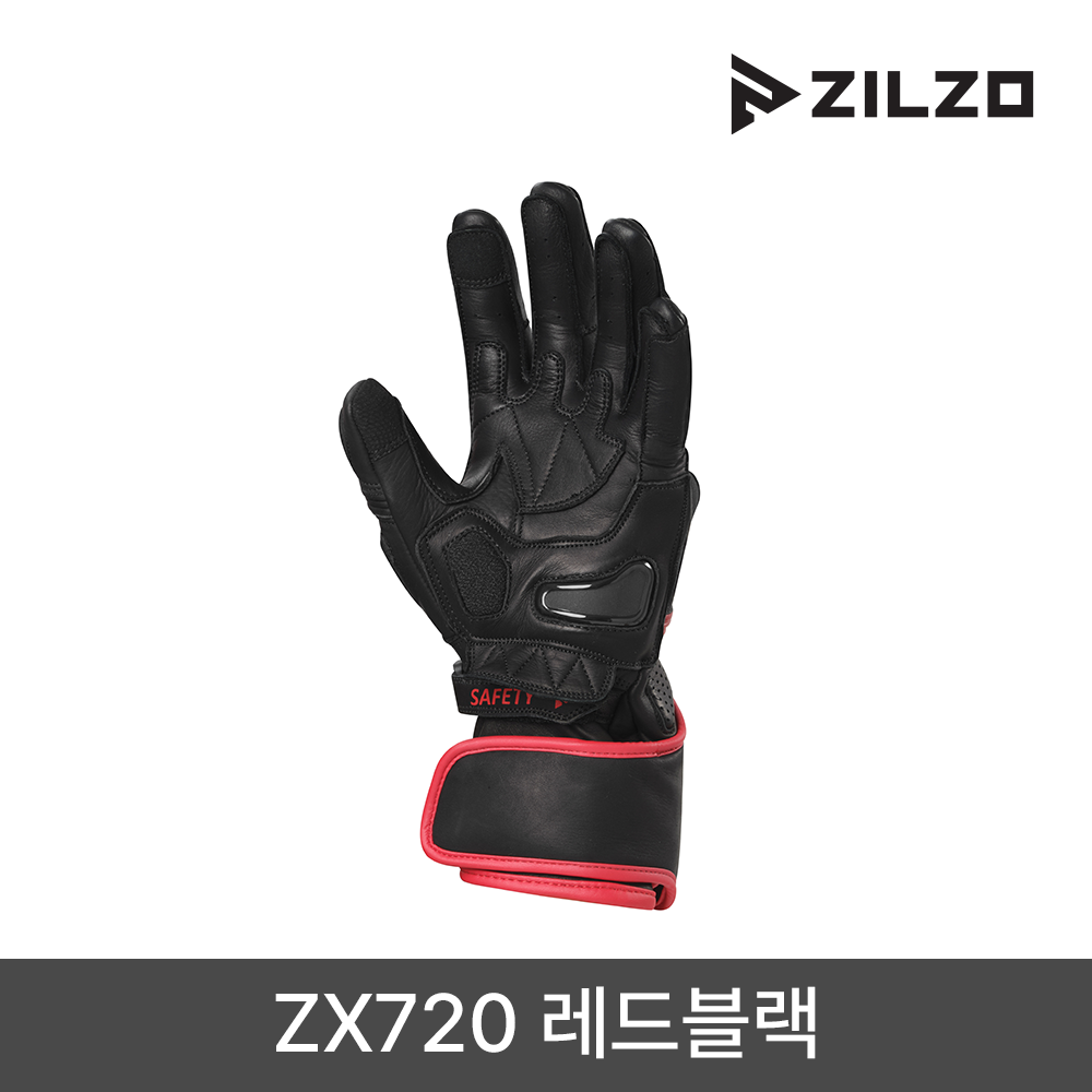 ZILZO 질조 오토바이 가죽 장갑 케블라 Kevlar 바이크 롱글러브 ZX720 3계절용 - 상세 이미지 2