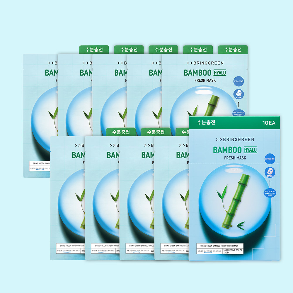 브링그린 프레시 마스크 티트리 시카 20g 10매입