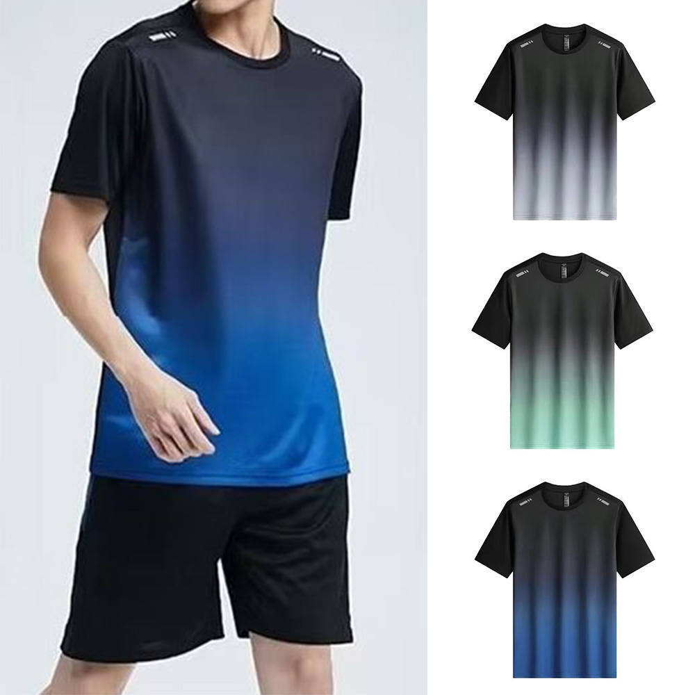 남녀 러닝 트레이닝세트 시원한 여름 통기성 스판 반바지