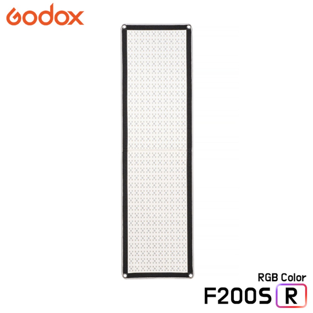 GODOX F200SR K1 / LED 지속광 RGB 풀컬러 사진촬영 개인방송 유튜브 스튜디오 플렉시블조명 패널조명