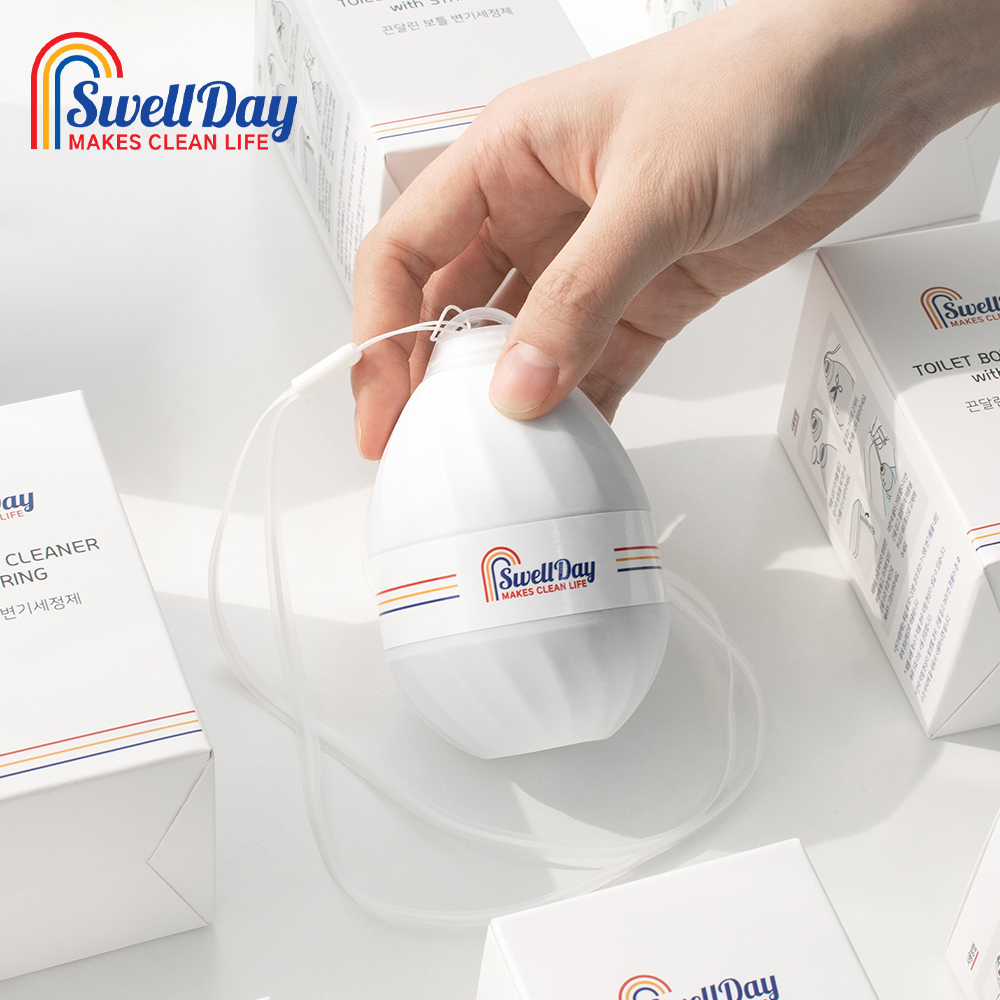 2+1 스웰데이 자동 보틀 변기세정제 끈달린 대용량 욕실 화장실 변기클리너 220g