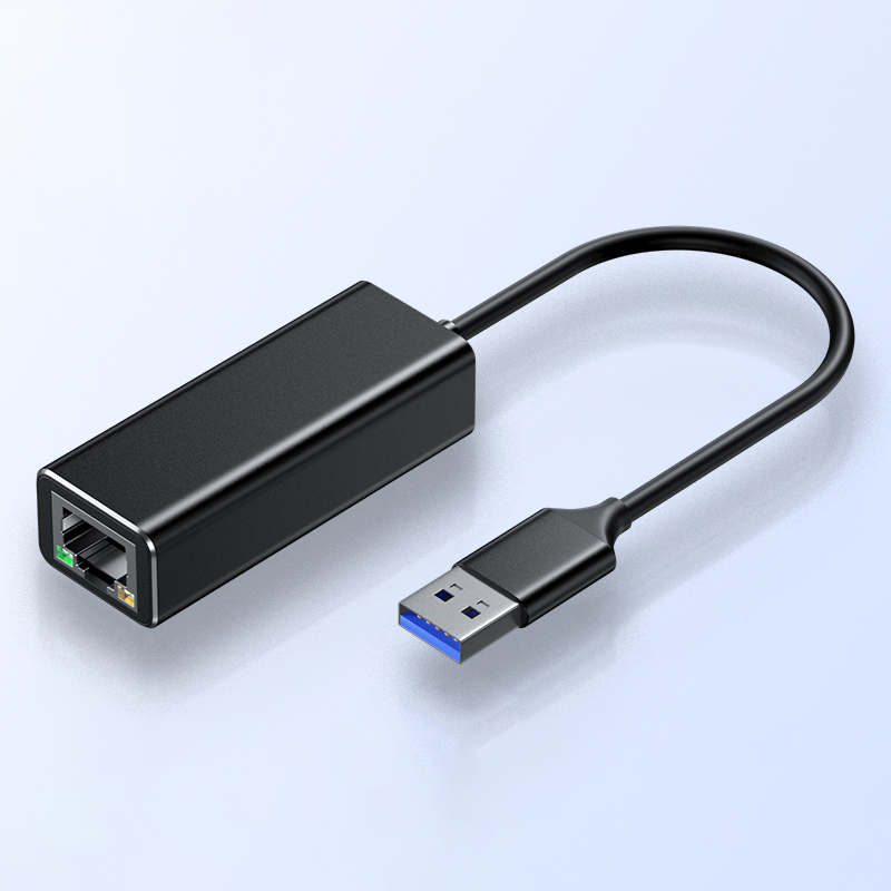 USB랜포트 100Mbps 노트북 유선 랜카드 이더넷 어댑터 고급형 작동 LED - 상품 이미지