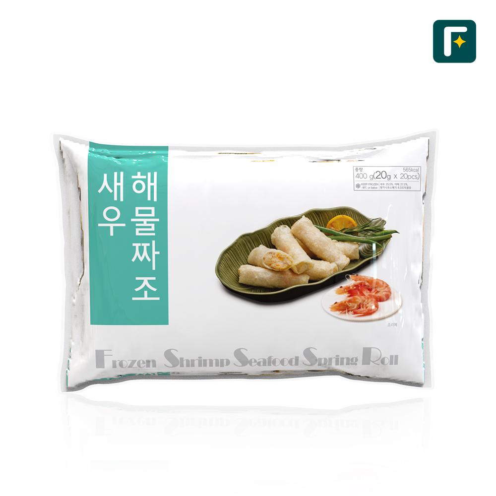 펀쿡 새우 해물짜조 400g (20gX20개입) 스프링롤 베트남만두 춘권 업소용 - 메인 이미지