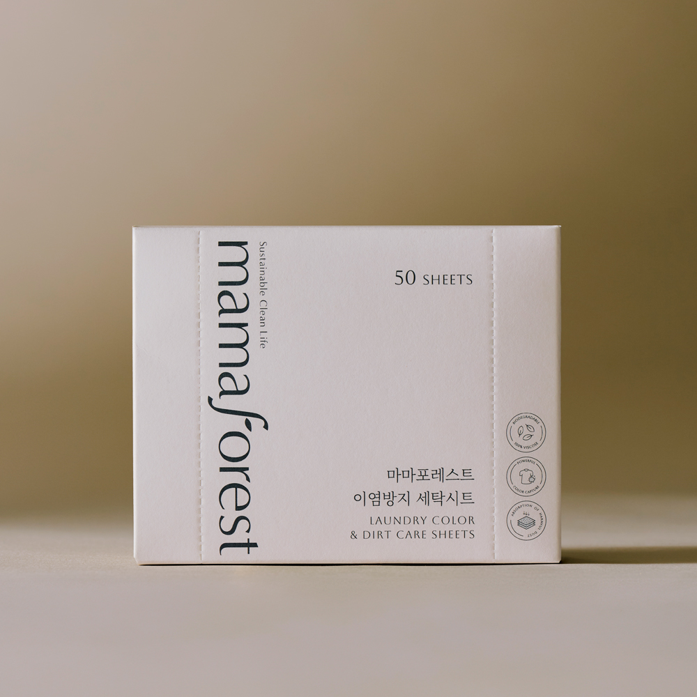 마마포레스트 이염방지시트 미세먼지 흡착 이염제거 물빠짐방지 50매
