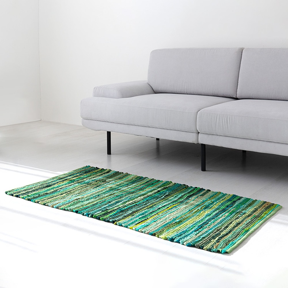 JANSSEN 스트립러그 70x145 비치블루 8634.2913, 145x70cm