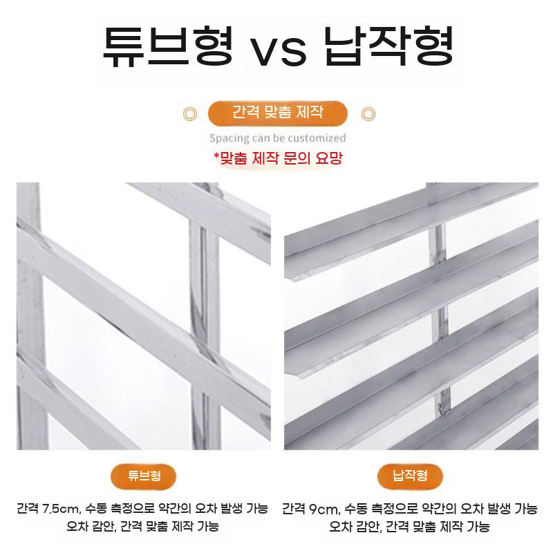 이동식 선반 트레이 베이커리 오븐렉 빵집 카트 스틸 거치대 - 상세 이미지 5