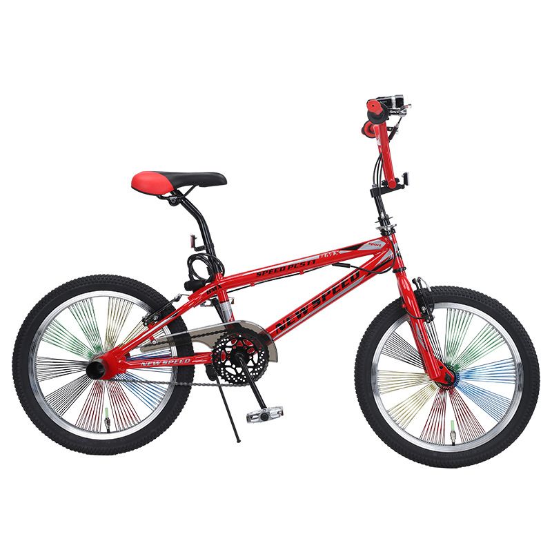 BMX 묘기자전거 초보 입문용 소형자전거 산책 출퇴근용 실버 20인치 - 메인 이미지