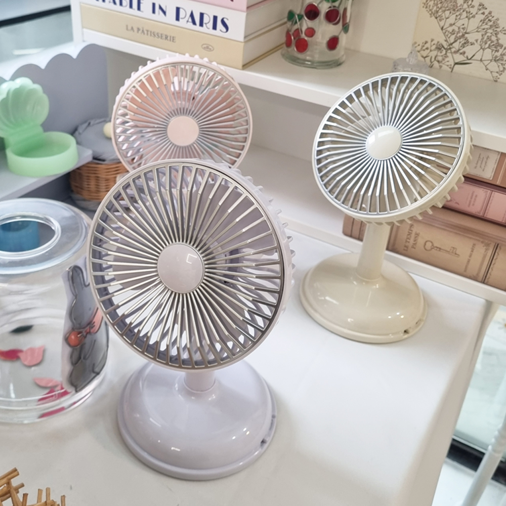 [2세대] 탁상용선풍기 무소음 빈티지 침대 사무실 책상 레트로 선풍기 - 상세 이미지 3