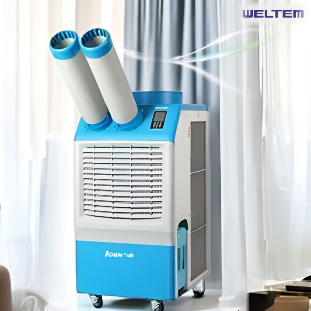 코끼리냉풍기 산업용냉풍기 공업용 웰템 국산 2구 냉방능력 4700W AS2년보증 이미지 7