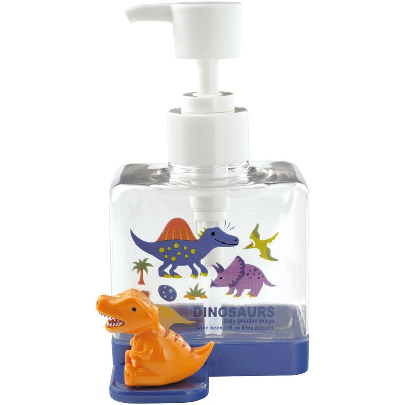[발주상품 2~4 영업일 발송예정] 스케이터 DINOSAURS 캐릭터 마스코트 비누 디스펜서 250ml BSSD1 - 하카타몰