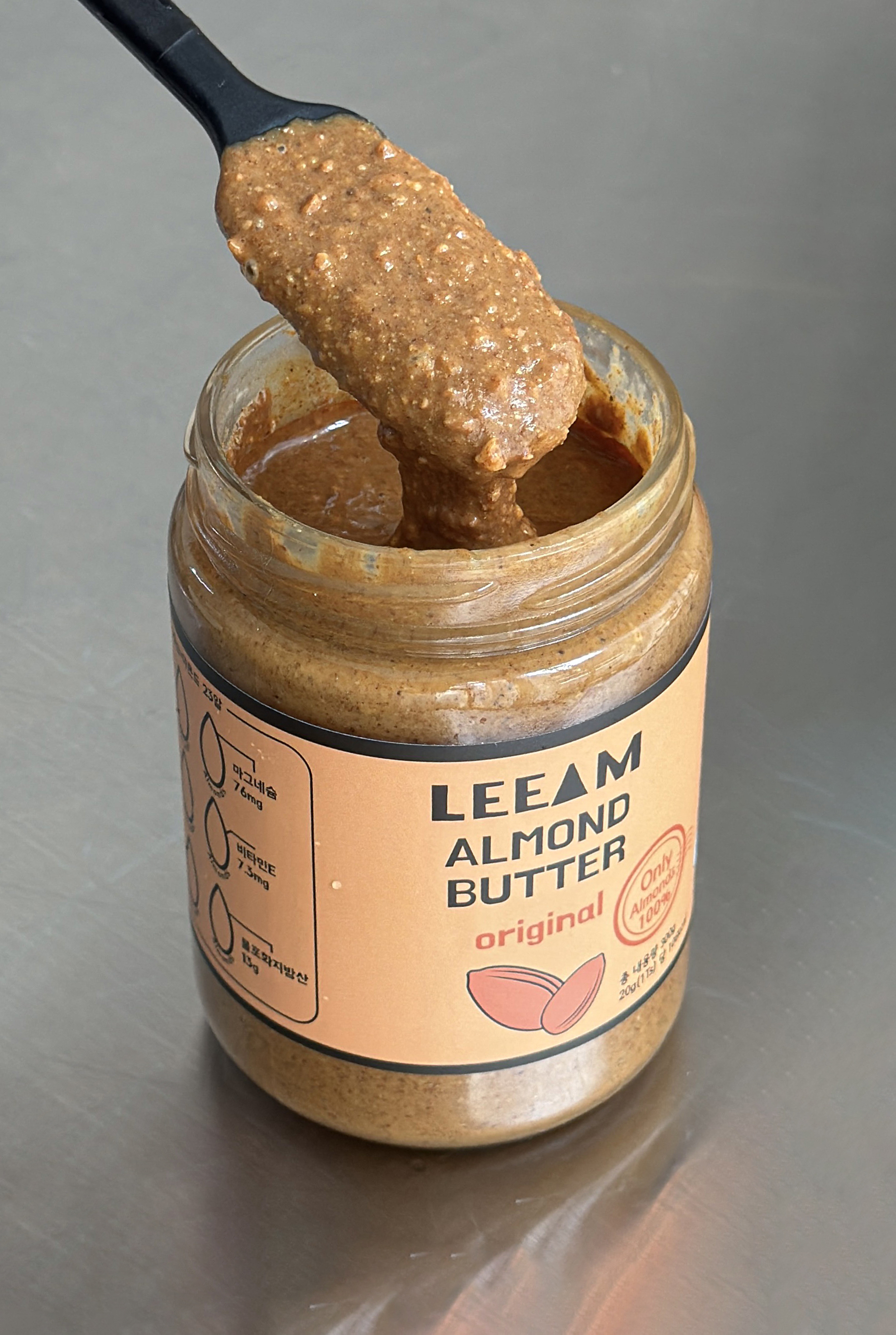 아몬드버터 300ml 100% 무첨가 리앰브레드 수제 비건 버터 잼 스프레드
