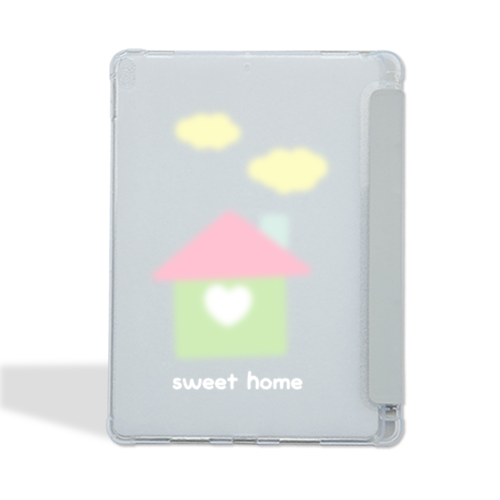 귀여운 HOME 갤럭시탭 아이패드 애플펜슬 수납가능 풀커버 케이스 - 상세 이미지 3