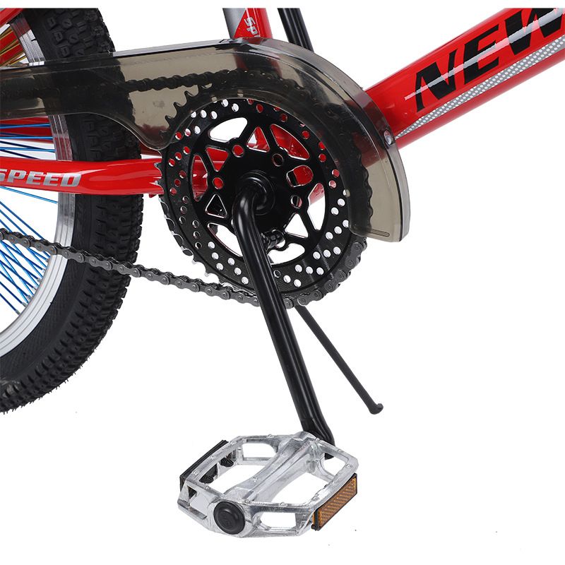 BMX 묘기자전거 초보 입문용 소형자전거 산책 출퇴근용 실버 20인치 - 상세 이미지 3