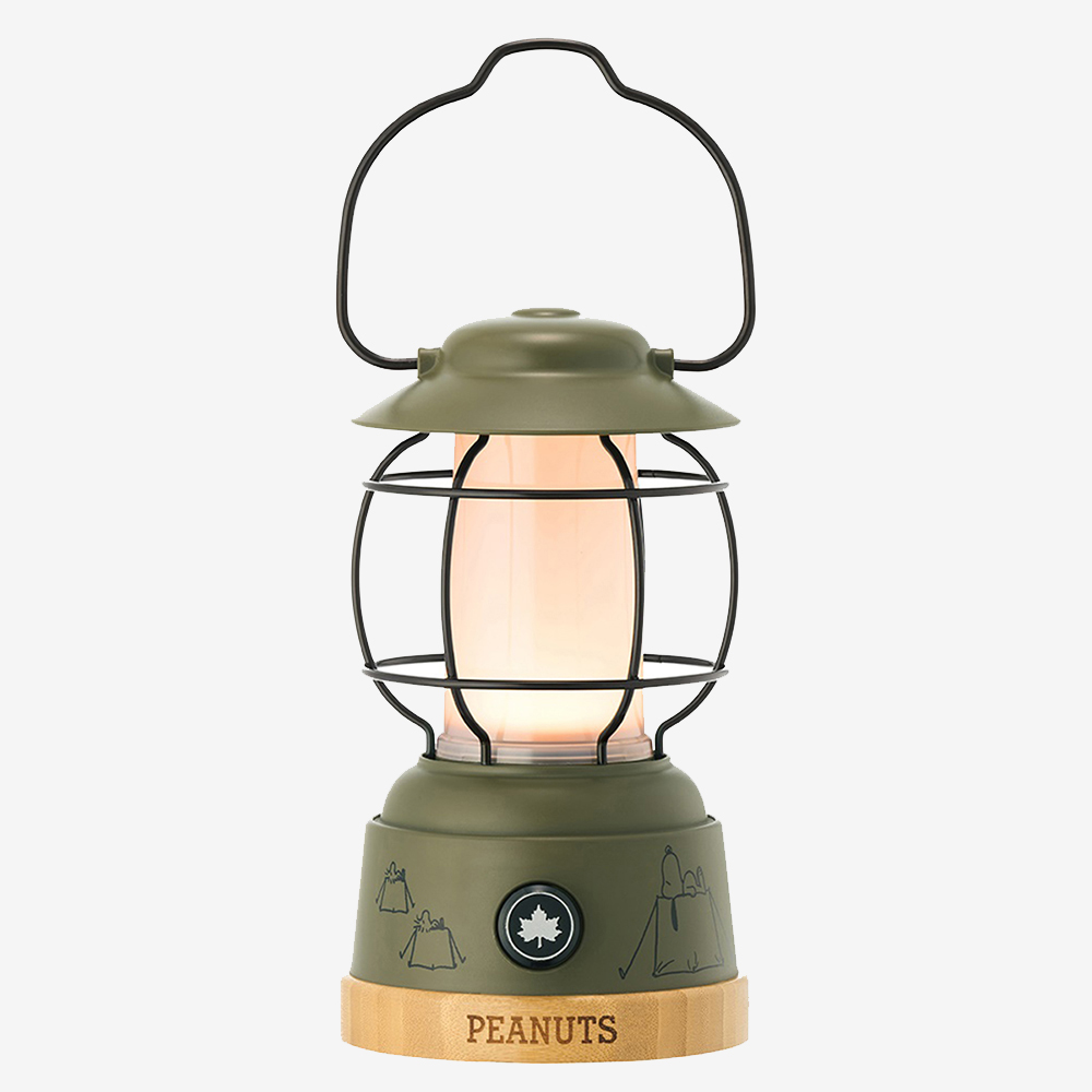 로고스 스누피 LED 랜턴 캠핑 충전식 휴대용 차박 조명 호롱불 무드등