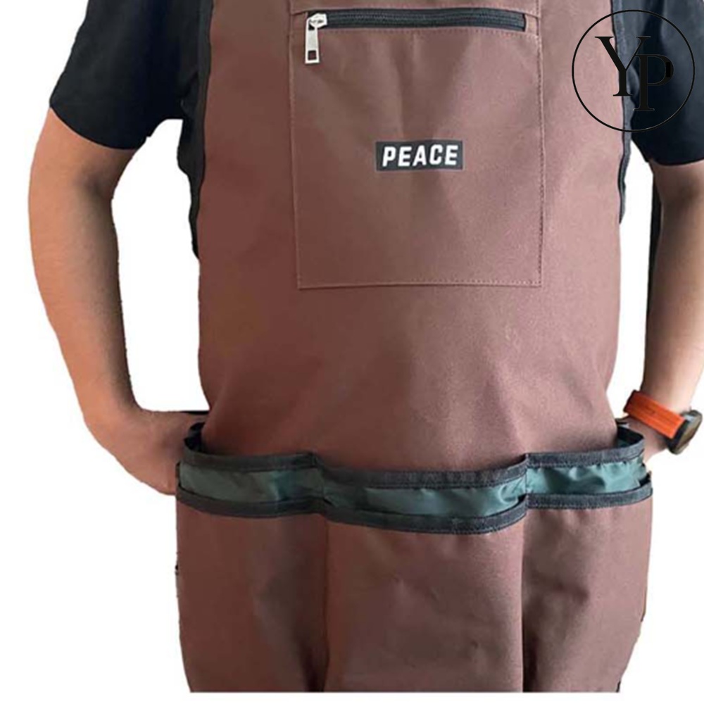 허리 앞 주머니 원예 작업복 앞치마 수납 닻밴드 과수원 농업용 작업 유니폼