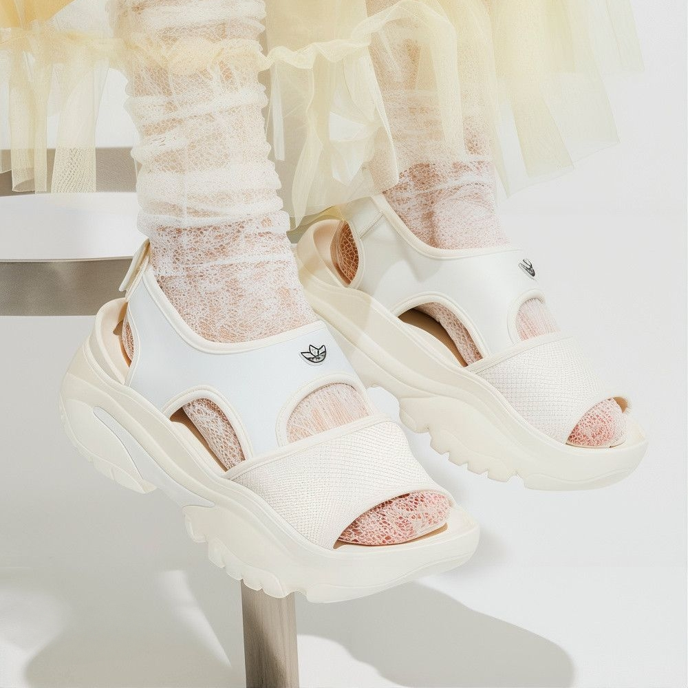 아디다스 OG OZ Mash Strap Sandal 아이보리 W JI2822 - 상품 이미지