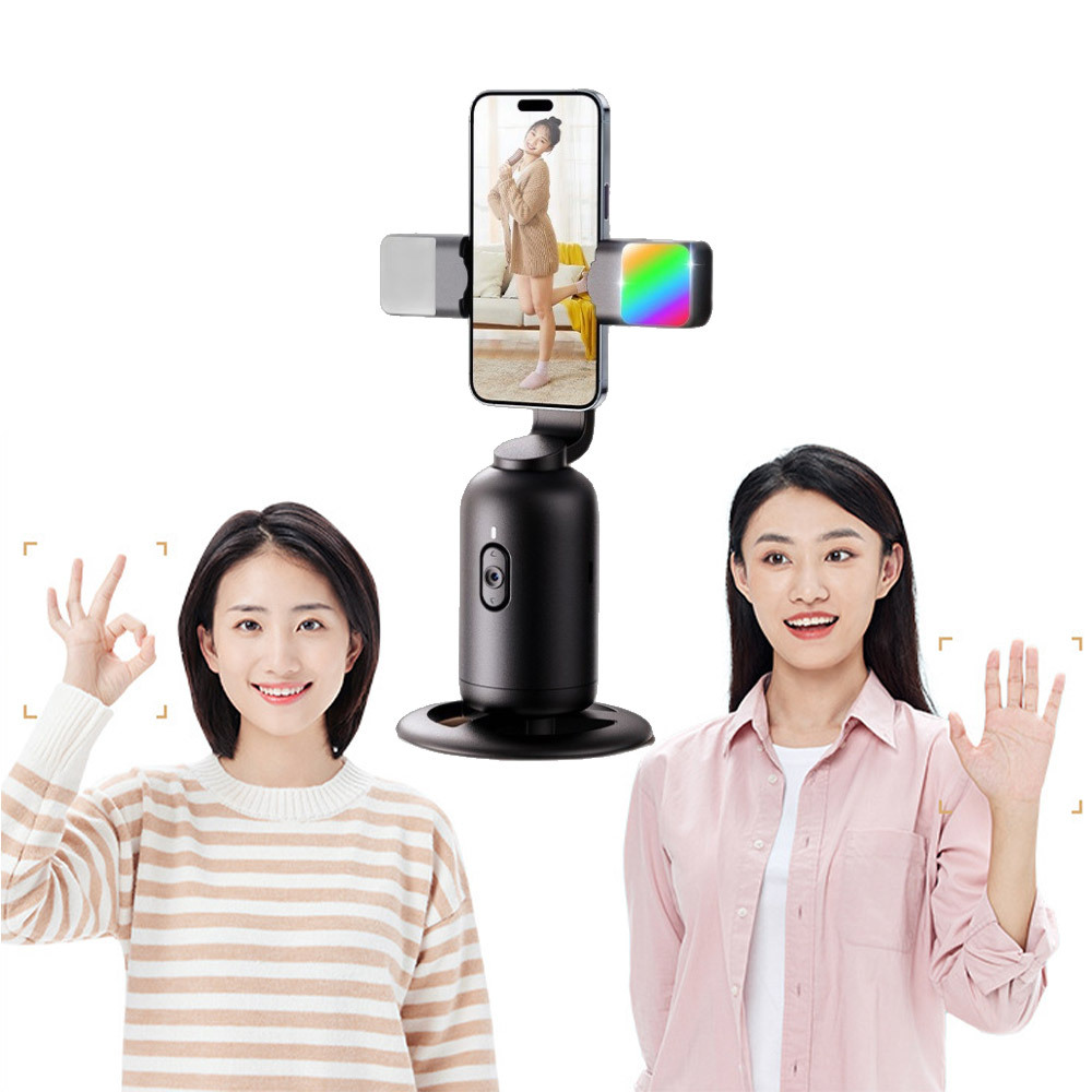 짐벌 셀카봉 얼굴추적 트레킹 동작인식 360도 AI센서 모션아이 - 상품 이미지