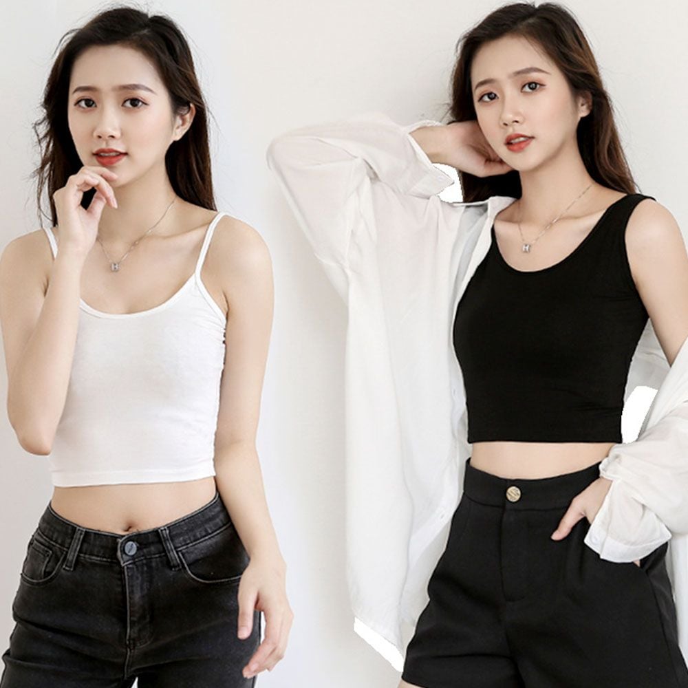 끈 러닝 이너 크롭탑 URD-061 - 상품 이미지