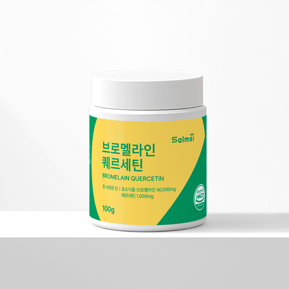 브로멜라인 퀘르세틴 파인애플 맛 덱스트린 100g - 상품 이미지