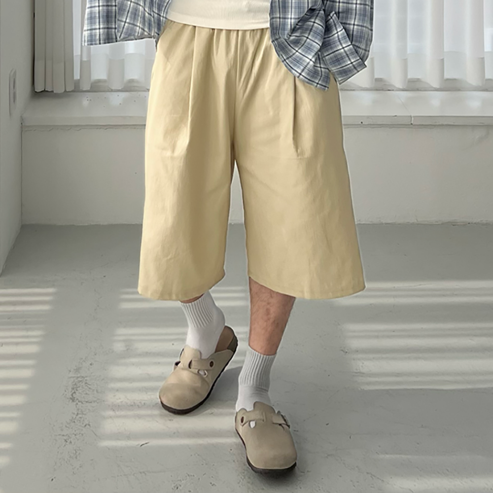 남자버뮤다팬츠 벌룬팬츠 남자린넨바지 - 상품 이미지
