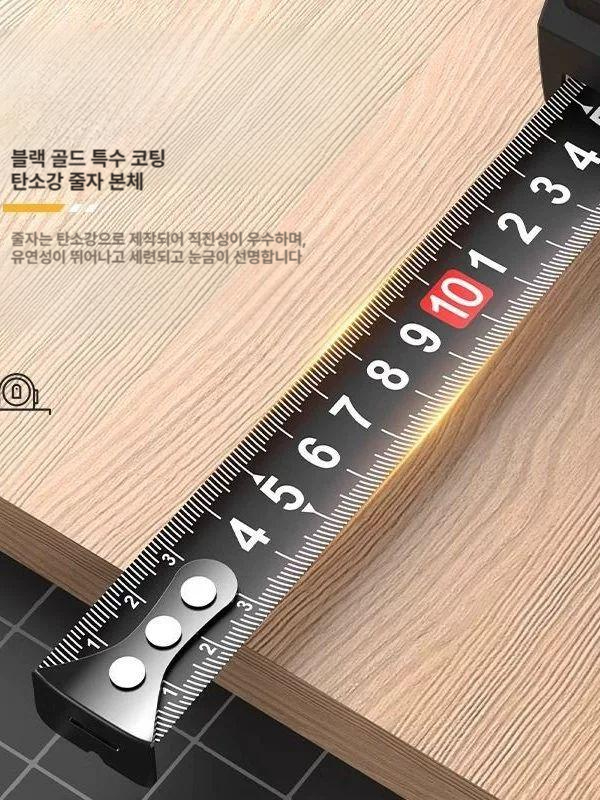 줄자 자동 눈금자 마모성 고정밀측정 1.5mx19mm 투명 PVC -1개 - 상세 이미지 2