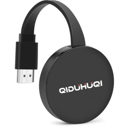 QIDUHUQI [해외]미라캐스트 HDMI 동글, i-OS/안드로이드/Windows/i-Phone/태블릿 L-aptop to H-DTV 모니터 프로젝터용 TV용 화면 미러링 어댑터, Air-Pla