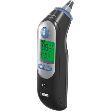 [해외]브라운 써모스캔 7 IRT6520 온도계(유럽 버전), 선명